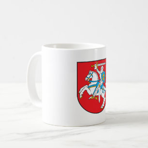 Caneca De Café brasão de armas do país Lituânia símbolo emblema c