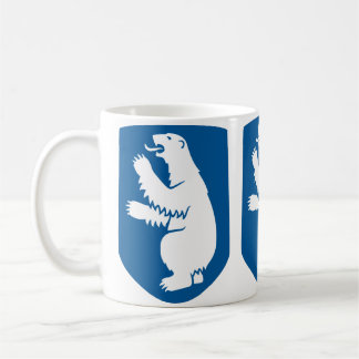 Caneca De Café Brasão de Armas Real Dinamarquês Antigo da Groenlâ