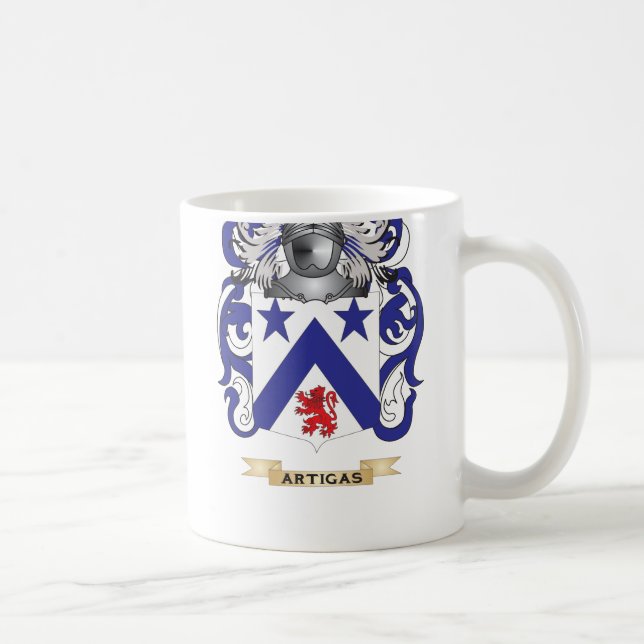 Caneca De Café Brasão de Artigas (crista da família) (Direita)