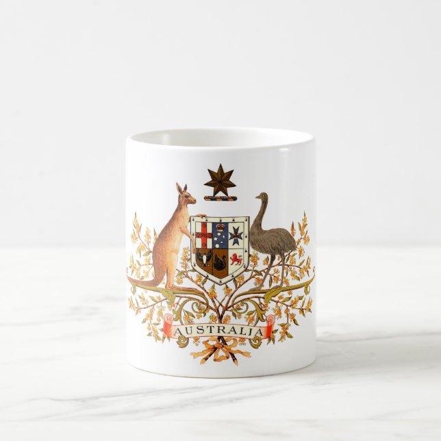 Caneca De Café brasão de Austrália (Centro)