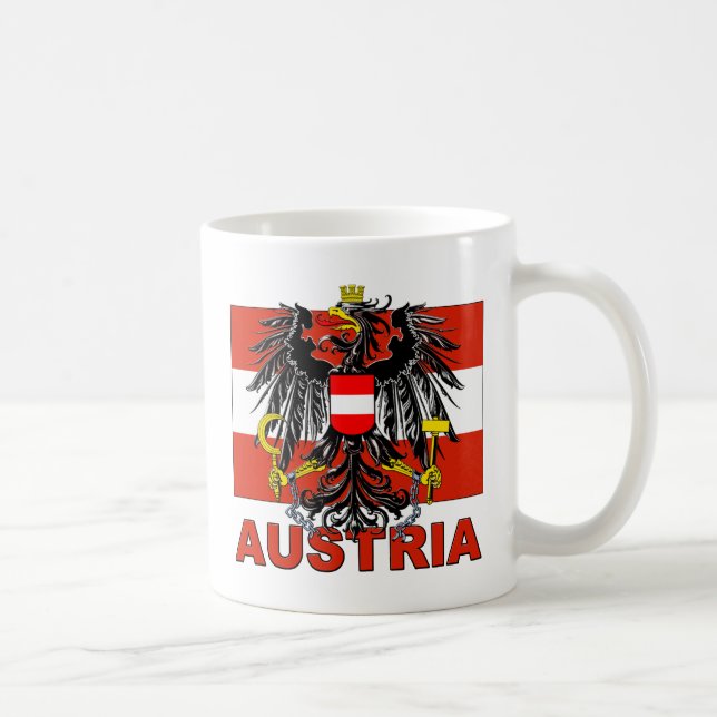 Caneca De Café Brasão de Áustria (Direita)