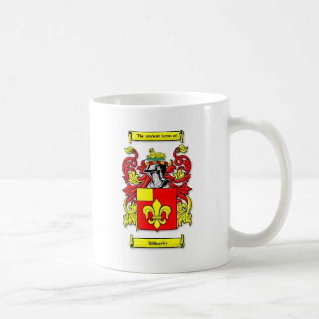 Caneca De Café Brasão de Billingsley (Direita)