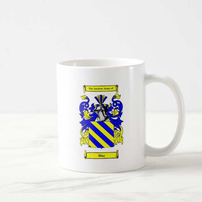 Caneca De Café Brasão de Díaz (Direita)