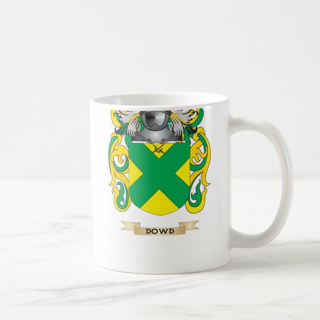Caneca De Café Brasão de Dowd (Direita)
