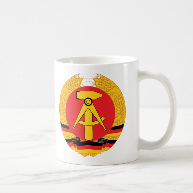 Caneca De Café Brasão de East Germany (Direita)