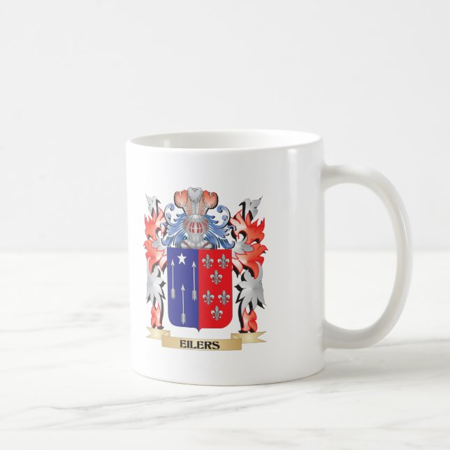 Caneca De Café Brasão de Eilers - crista da família (Direita)