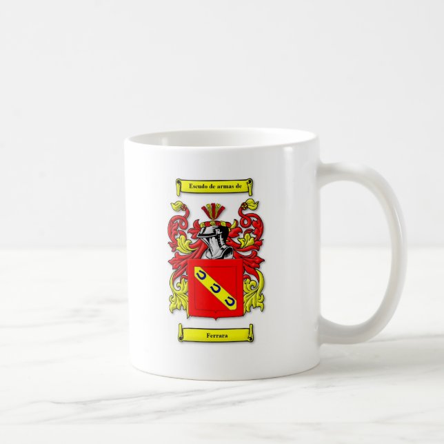 Caneca De Café Brasão de Ferrara (Direita)