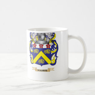 Caneca De Café Brasão de Harris (Ireland) (crista da família)