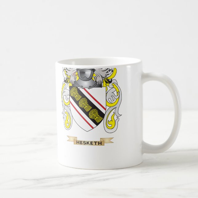 Caneca De Café Brasão de Hesketh (crista da família) (Direita)