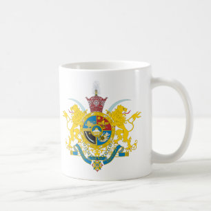 Caneca De Café Brasão de Irã (dinastia 1925-1979 de Pahlavi)