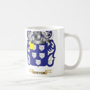 Caneca De Café Brasão de Kostiuk (crista da família)