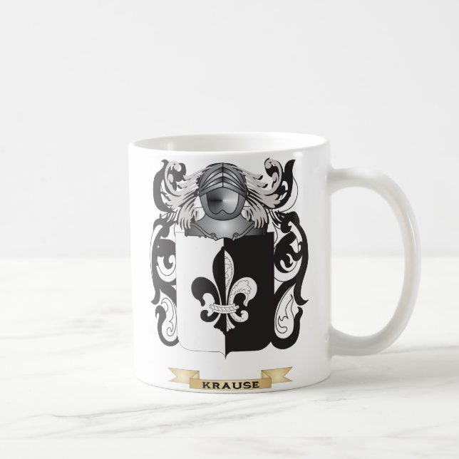 Caneca De Café Brasão de Krause (crista da família) (Direita)
