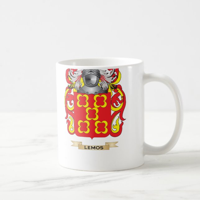 Caneca De Café Brasão de Lemos (crista da família) (Direita)