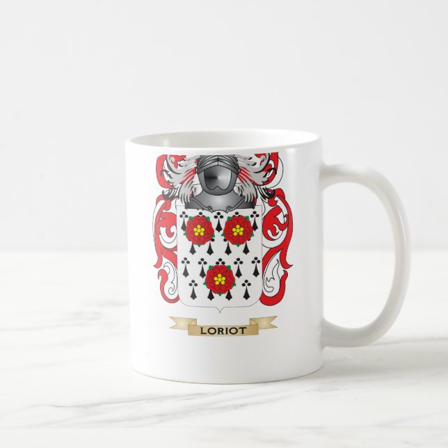 Caneca De Café Brasão de Loriot (crista da família) (Direita)