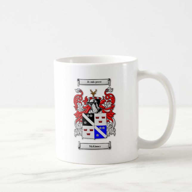 Caneca De Café Brasão de McKinney (Direita)