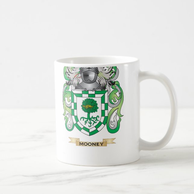 Caneca De Café Brasão de Mooney (crista da família) (Direita)