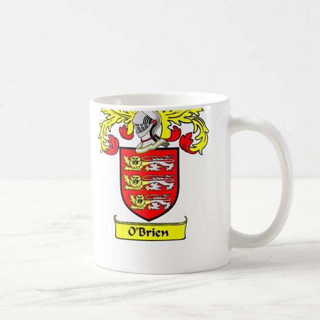 Caneca De Café Brasão de O'BRIEN (Direita)