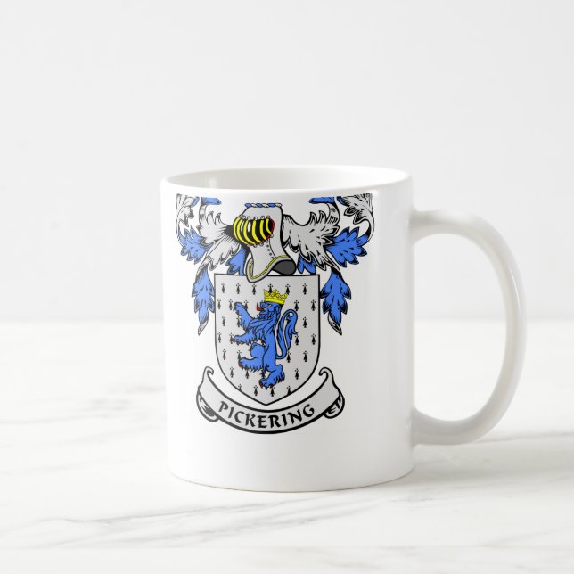 Caneca De Café Brasão de PICKERING (Direita)