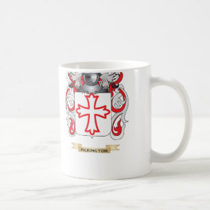 Caneca De Café Brasão de Pilkington (crista da família)