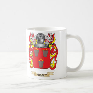 Caneca De Café Brasão de Pudsey (crista da família)