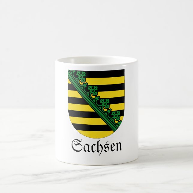 Caneca De Café Brasão de Sachsen Wappen (Centro)