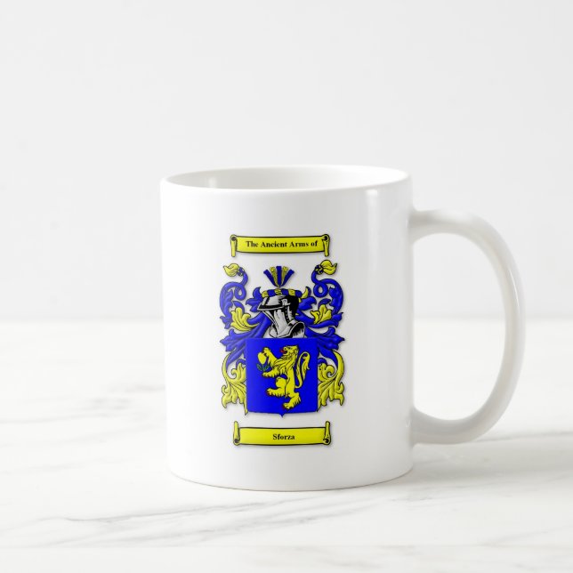 Caneca De Café Brasão de Sforza (Direita)