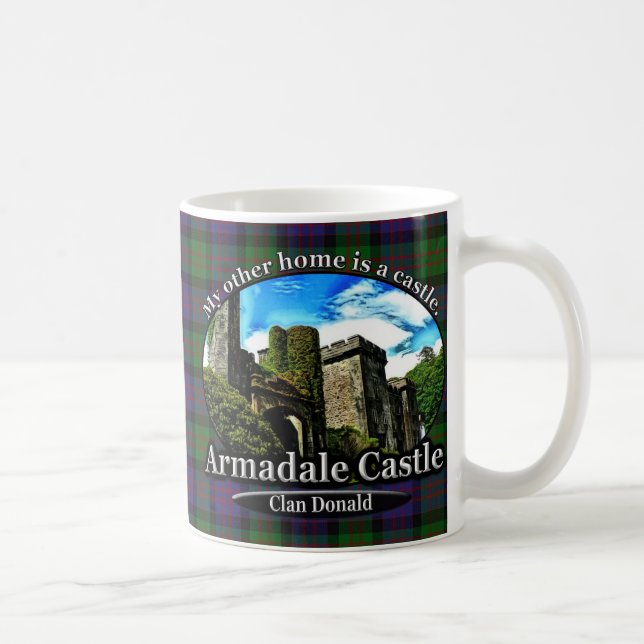 Caneca De Café Brasão do Clã Donald Castelo Armadale Escócia (Direita)