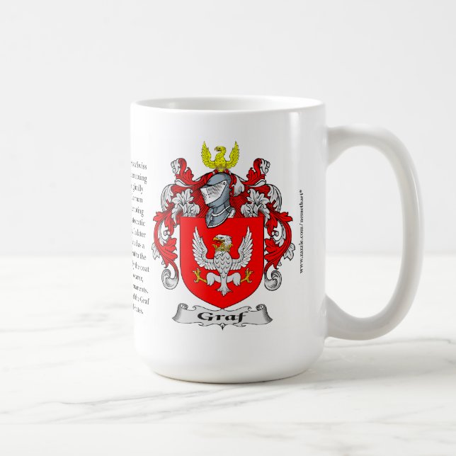 Caneca De Café Brasão do Graf Família (Direita)