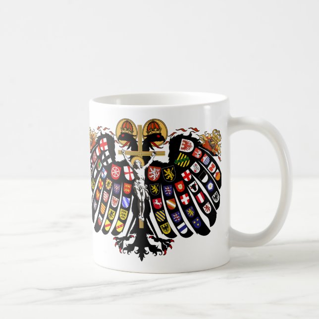 Caneca De Café Brasão santamente do império romano (Direita)
