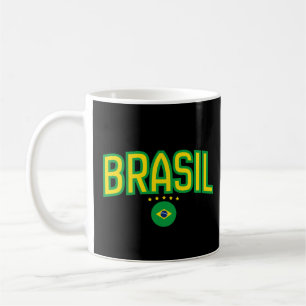 Caneca De Café Brasil Bandeira Brasileira Brasil Lembrança