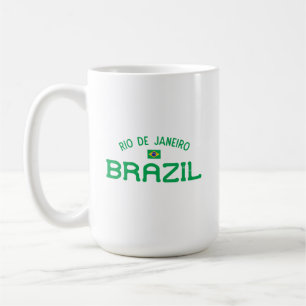 Caneca De Café Brasil do Rio de Janeiro em desgosto