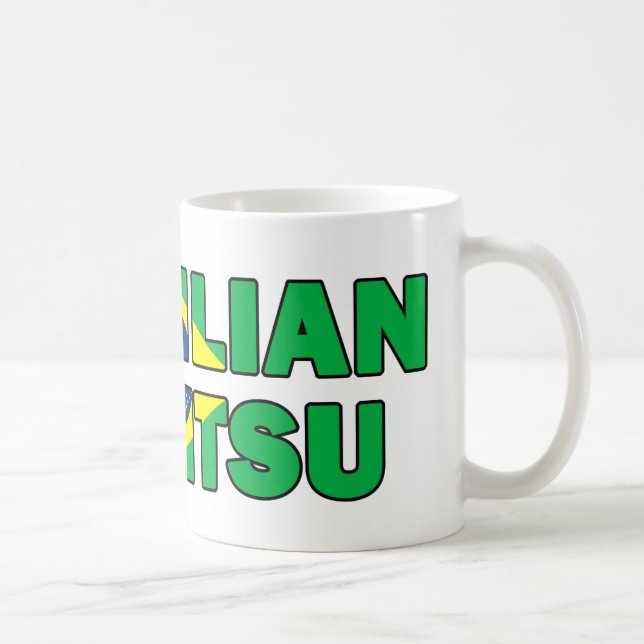 Caneca De Café Brasileiro Jiu Jitsu (Direita)