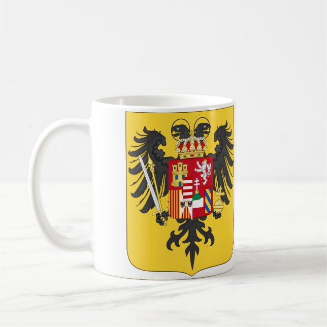 Caneca De Café Brasões de Carlos VI (Esquerda)