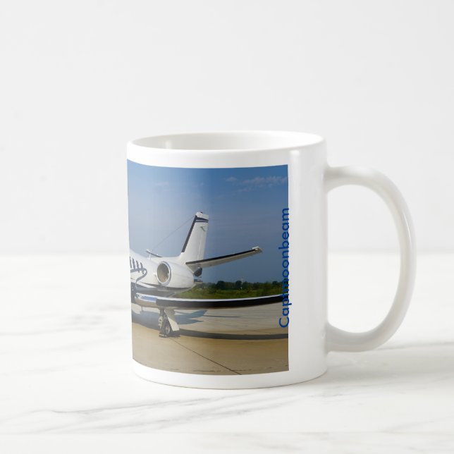 Caneca De Café Bravo da citação de CAPTMOONBEAM Cessna (Direita)