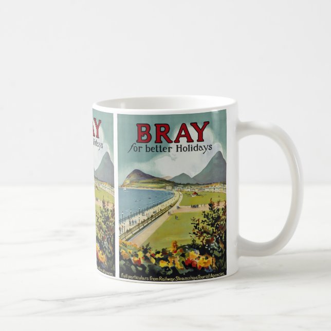 Caneca De Café Bray ~ para melhores feriados (Direita)