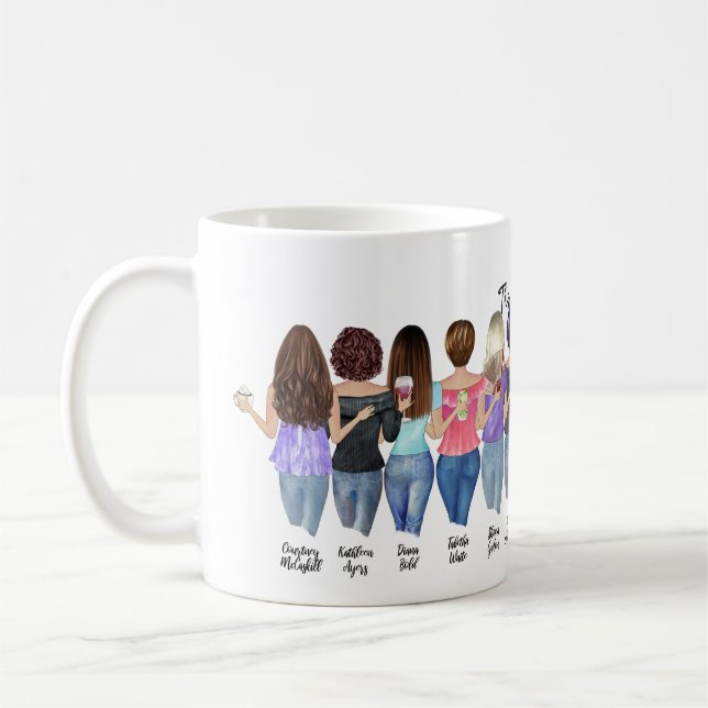 Caneca De Café Brazen Belles Autores Mug (Esquerda)