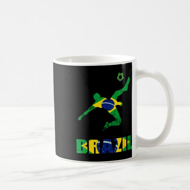 Caneca De Café Brazil Soccer Brazilian Footll Player Brasileiro P (Direita)