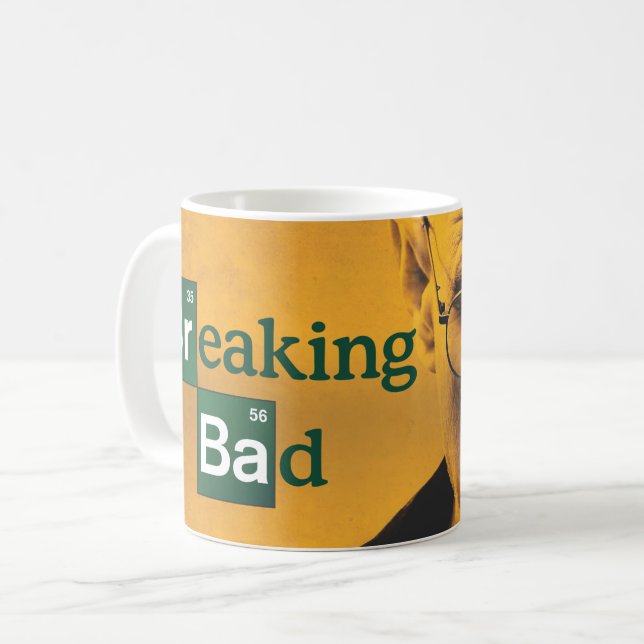 Caneca De Café Breaking Bad: O olhar intenso de Heisenberg (Frente Esquerda)