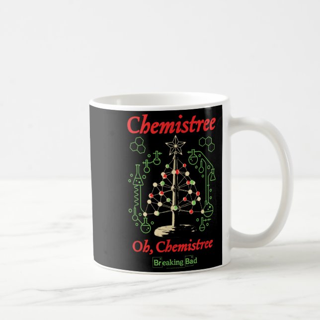 Caneca De Café Breaking Bad Oh Chemistree Funny Christmas Science (Direita)