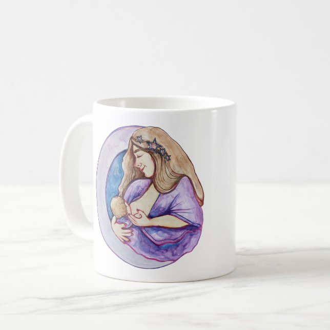 Caneca De Café Breastfeeding Mother Goddess                       (Frente Esquerda)