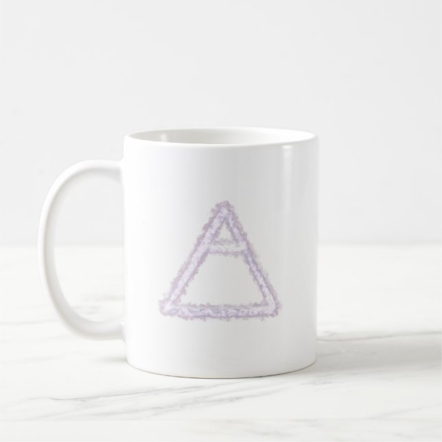 Caneca De Café Breezy Air Elelement Alchemy Symbol (Esquerda)