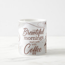 Caneca De Café Breve Manhãs Café Lover Mug