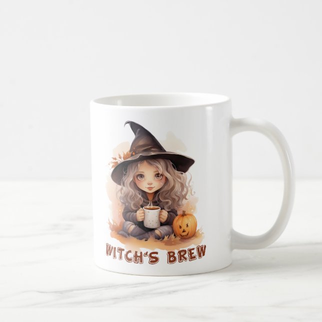 Caneca De Café Brew 11oz das bruxas. Coffee Mug (Direita)