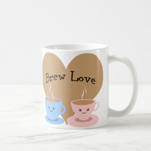 Caneca De Café Brew Love! Mugs de café