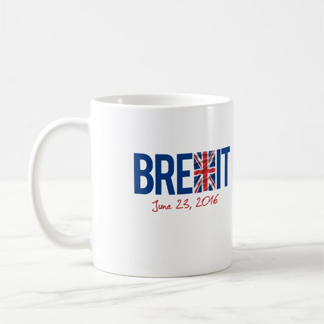 Caneca De Café BREXIT - 23 de junho de 2016 - - (Esquerda)