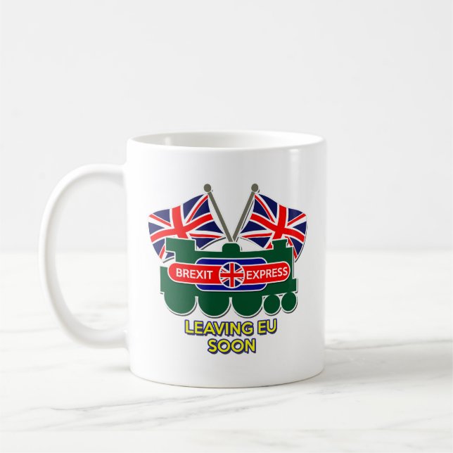 Caneca De Café Brexit Mug Ticket Office (Esquerda)