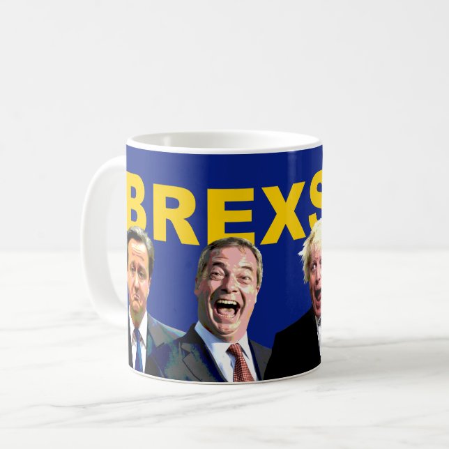 Caneca De Café BREXSHIT, anti mensagem engraçada do referendo de (Frente Esquerda)