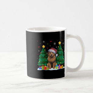 Caneca De Café Briard Dog Aloja Santa Hat Um Suor De Natal Feio