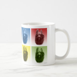 Caneca De Café Briard Pop Art