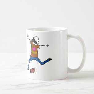 Caneca De Café Brick Jumping